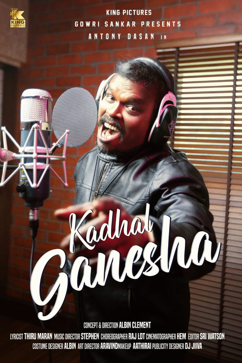 Here #AntonyDasan's #KadhalGanesha video song, presented by #AlbinClement's #KingPictures Check it out! youtu.be/JBR4XU7CDgs @anthonydaasan @jcalbinclement @KingPictures567 @PRO_Priya @spp_media