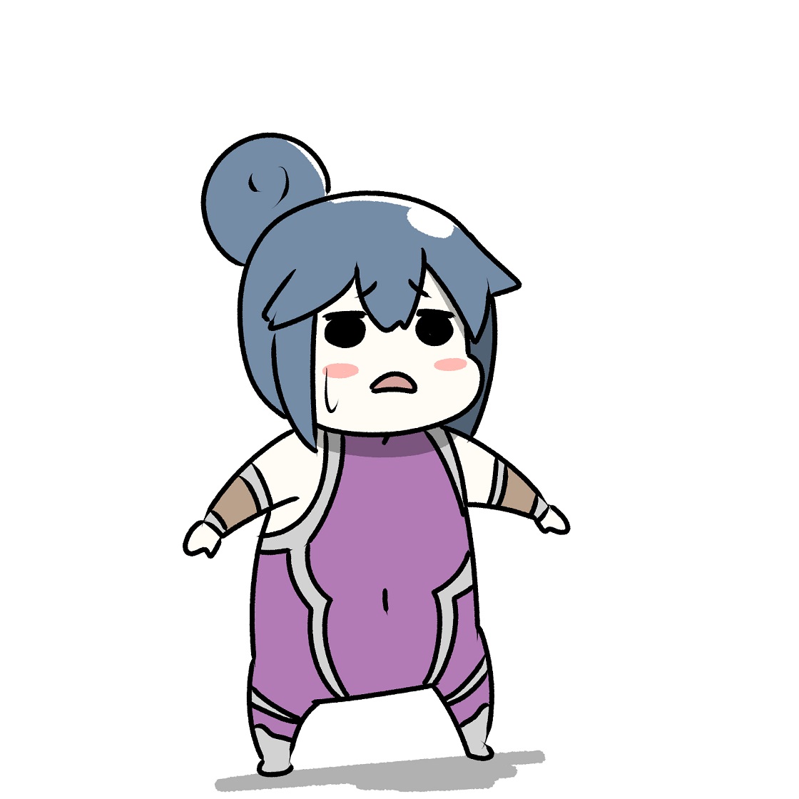 志摩リン 「なでしこ「大変だよ!りんちゃんが!りんちゃんが対魔忍になっちゃったよ!」 」|Mr.Aのイラスト