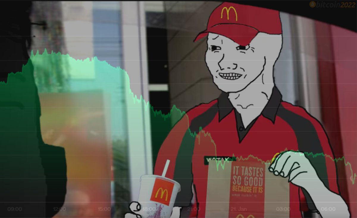 TheBitcoinConf's tweet image. Yo @McDonalds, would you like to set up a booth at our #Bitcoin Job Fair in a couple months?