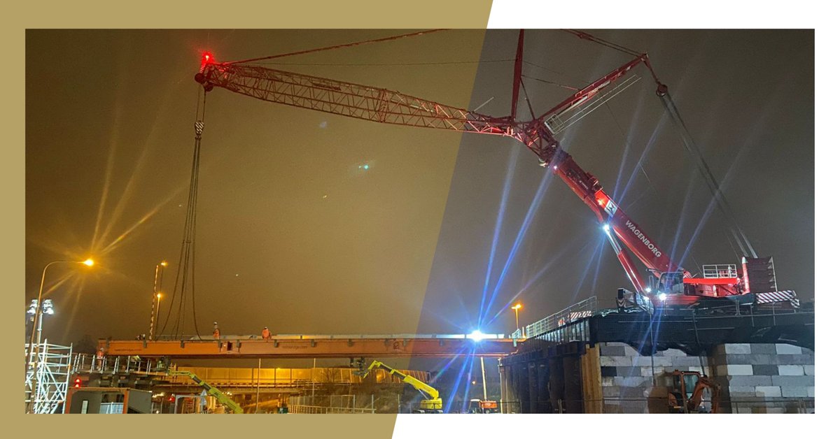 The largest mobile telescopic crane (700 tons) of Wagenborg Nedlift is currently performing a challenging job in Groningen.
wagenborg.com/news/challengi…