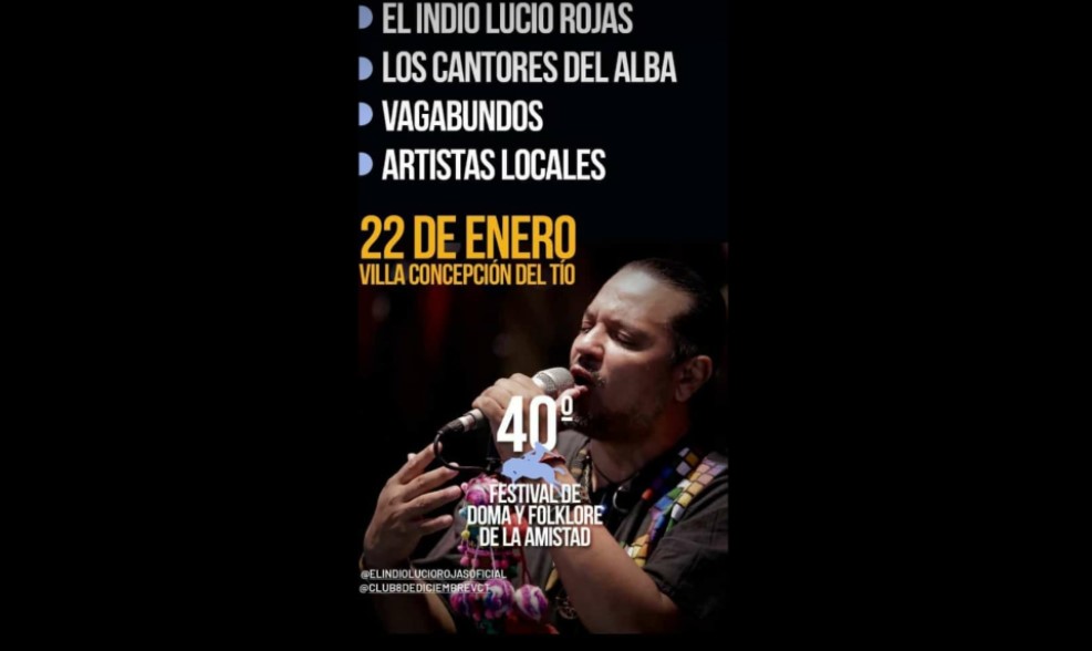 La Comisión del Club 8 de Dicimbre decidió anoche suspender el Festival de la Amistad programado para este sábado debido al anuncio de lluvia en la zona. La 40ª edición del Festival podría ser reprogramada para el viernes 28 de enero.

duotv.com.ar/festival-suspe…