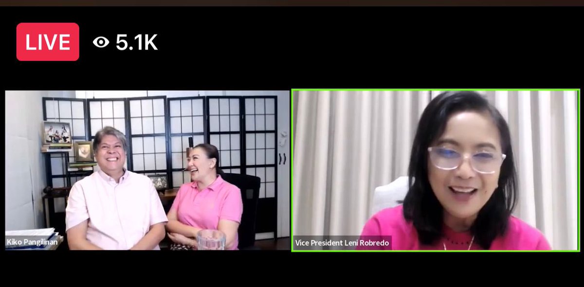 sharon_cuneta12's tweet photo. Thank you to all of you my Sharonians/Sharmy and
VP Leni Robredo for joining us on out LIVE this
evening! We love and appreciate you all so much!!! 💖💚💖💚💖💚 https://t.co/NU79T1jILg