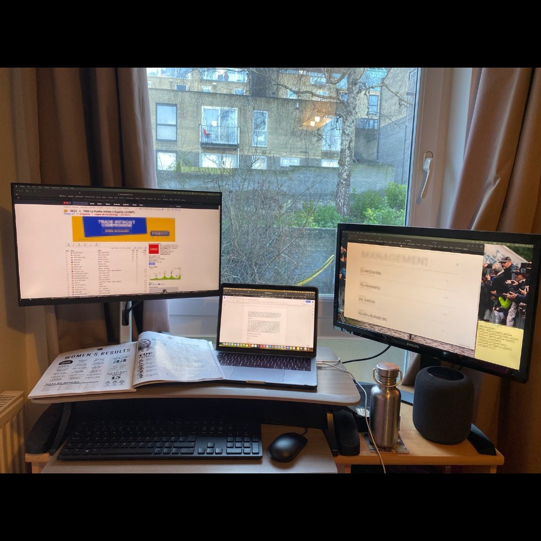 PlaySportsNet's tweet image. As we’re all working remotely over the pandemic, Discovery and PSN have put together a work from home kit to ensure that our employees have everything they need. Have a look at these NEAT setups!
#workfromhome #homesetups