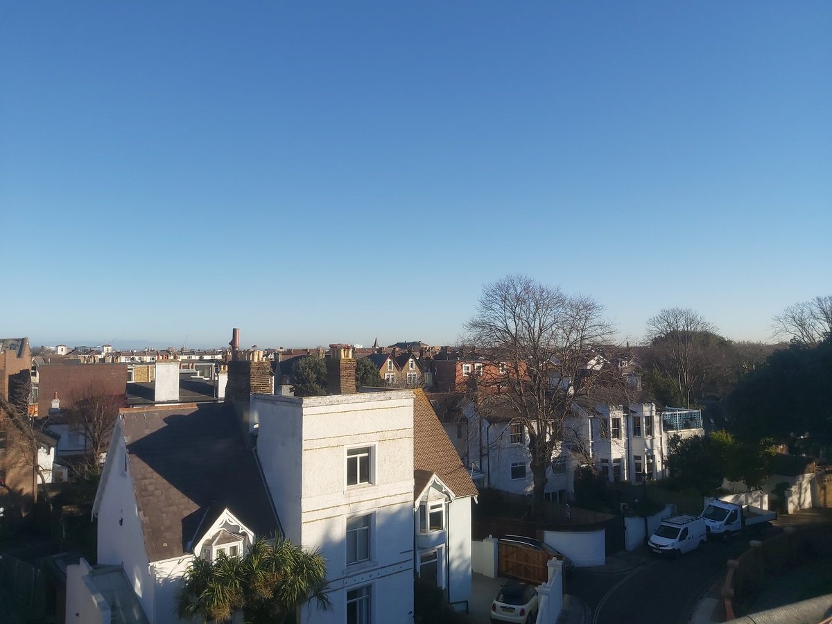 Had a (rather icy) rooftop survey this morning in Southsea. The view of the Solent was unfortunately obscured by other buildings but some good views over the city.