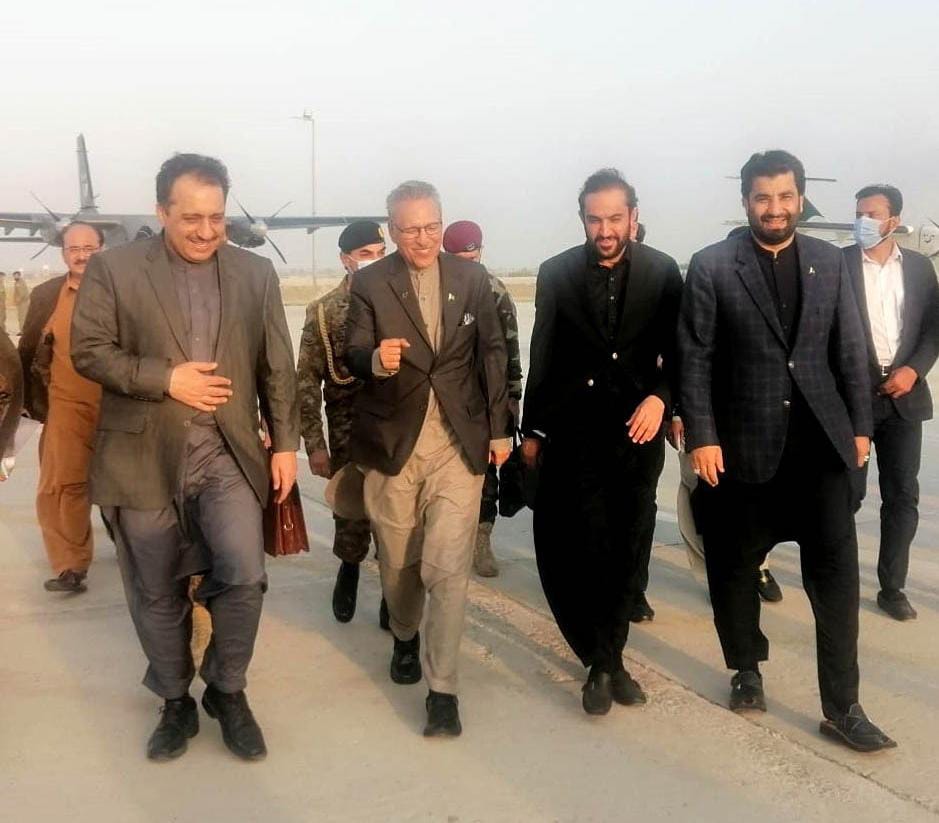 DcGwadar's tweet photo. صدر مملکت جناب ڈاکٹر عارف علوی اور وزیر اعلٰی بلوچستان کا دورہ گوادر خوش آئند ہے. https://t.co/prtvsCMirU
