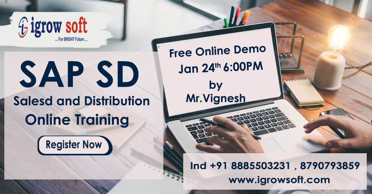 igrowsoftindia's tweet image. Attend for SAP SD free Demo on 24th Jan 6:00PM
-----------------------------------------
Visit: igrowsoft.com/sap-sd-trainin…
Register here : 8885503231
igrowsoft.yours@gmail.com
#sapsdtraining #sapsdcourse #sapsdtraininginhyderabad #saptraininginindia #saponlinetraininginindia