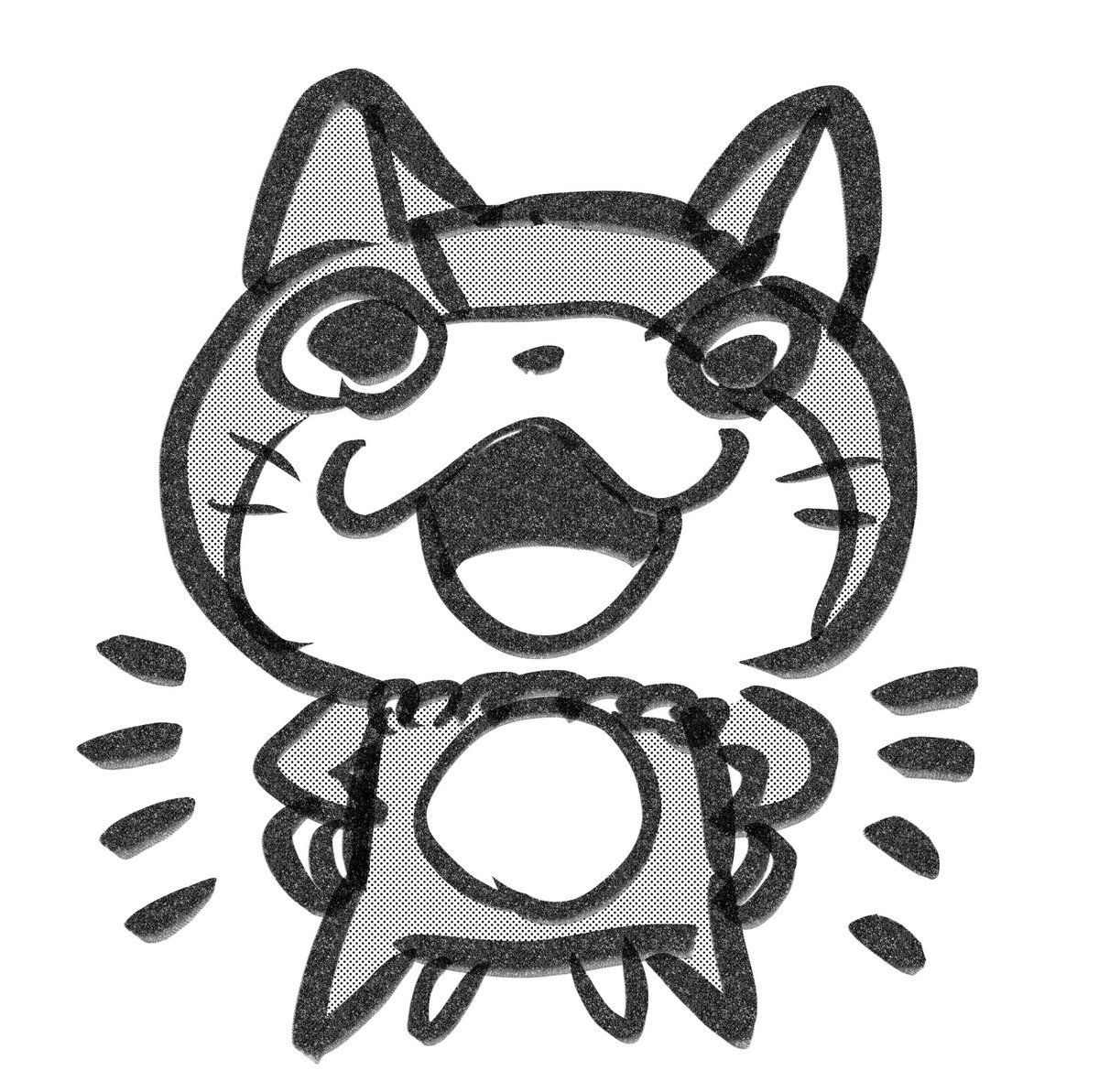 にゃ!

 #うろおぼえ画伯 