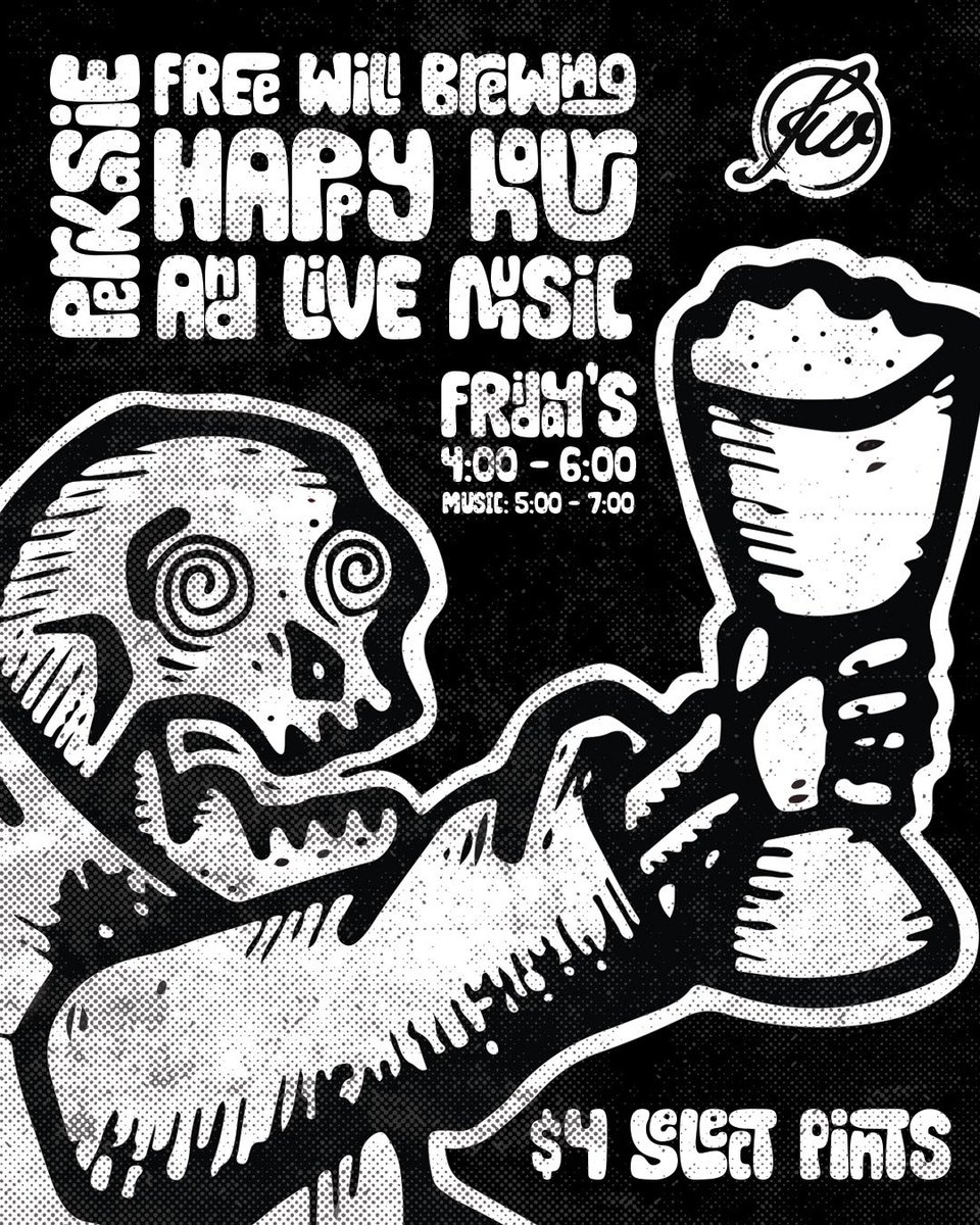 Friday Happy Hour and Live Music continues tonight, January 21st in Perkasie!

Join us from 4:00 - 6:00 for $4 select pints and live music with <a href="/TonyAlosi/">Tony Alosi</a> from 5:00 - 7:00. @RollMUpTruck will be here all evening too. Pairs real well…

Hope to see you then :)