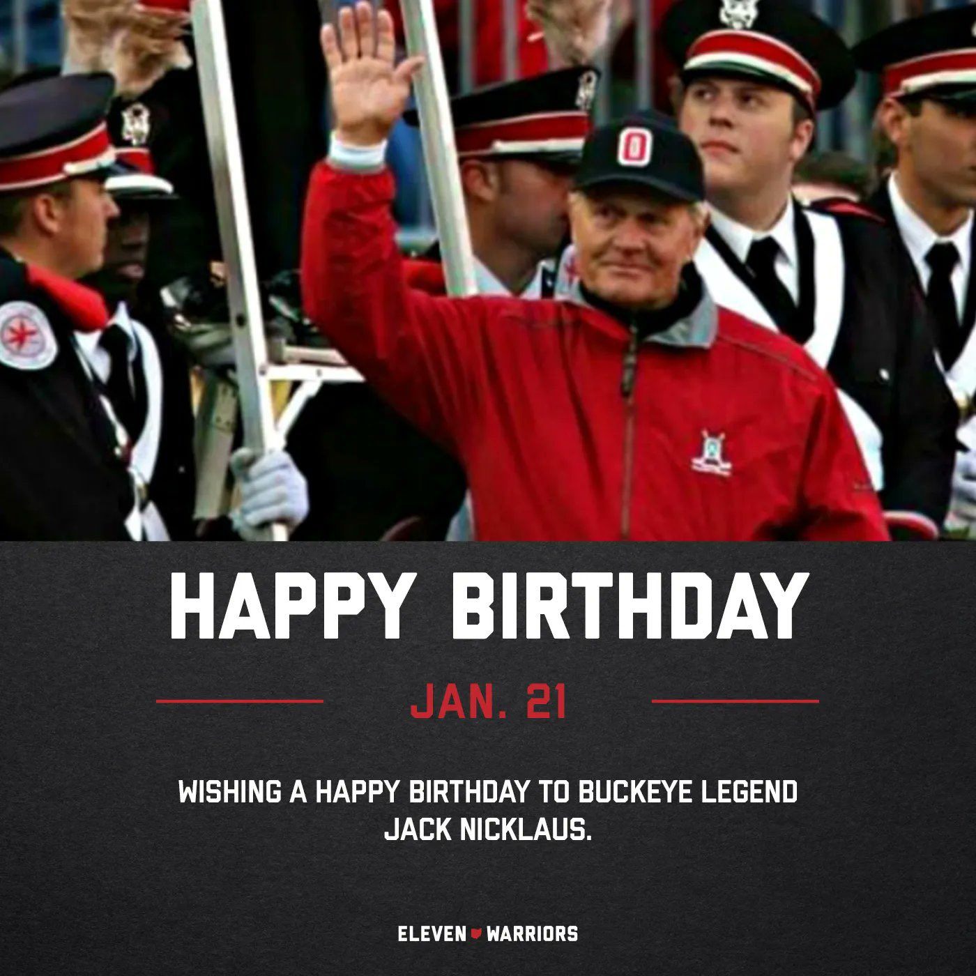  Happy Birthday to the greatest golfer ever and Buckeye Legend, The Goat Jack Nicklaus ! 