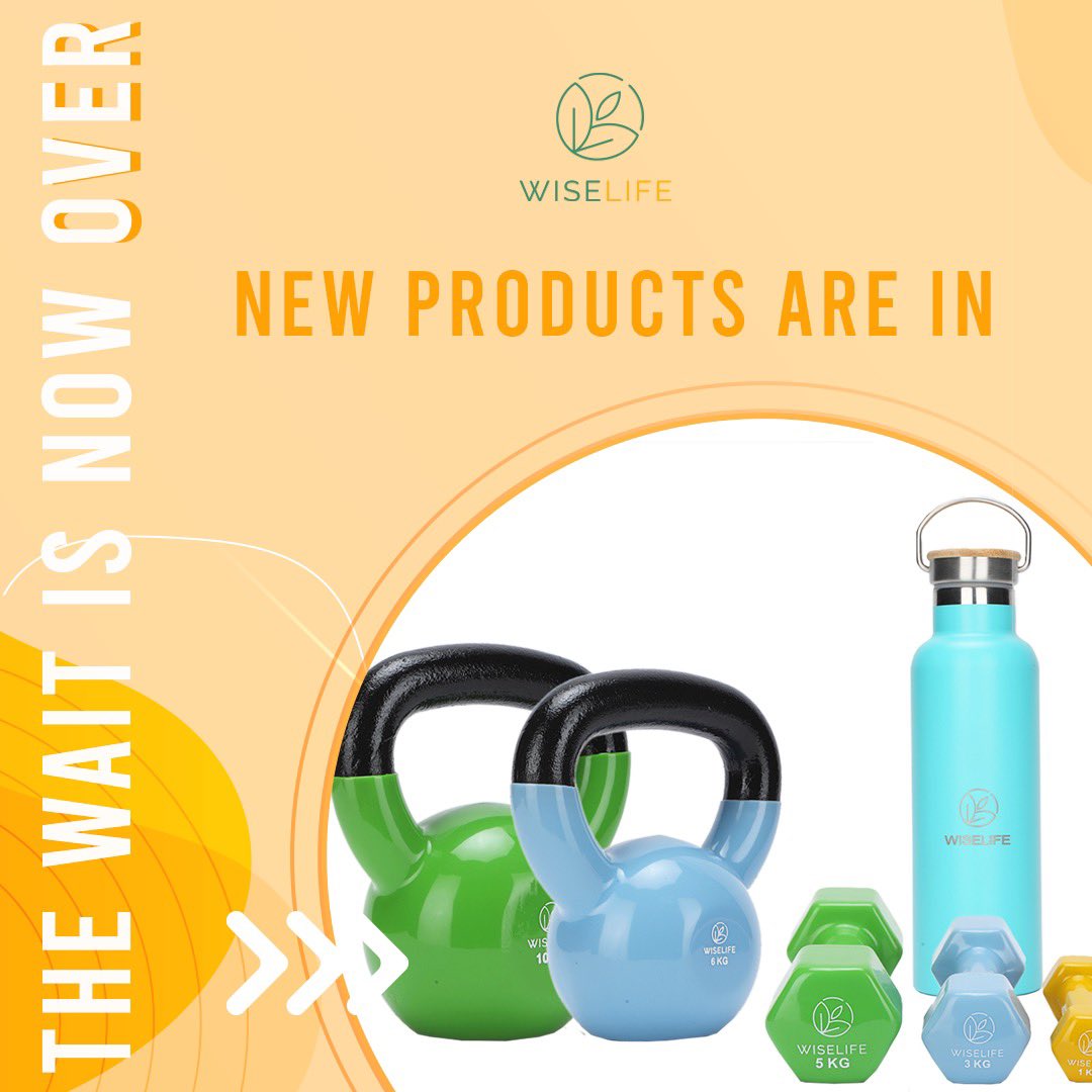 WiselifeIndia's tweet photo. TAnd the wait is over.... @wiselife.in is here with all new products 🔥😍

Choose your desire workout, choose #WiseLife !
.
.
#WiseLife #newproducts #newproductlaunch #productlaunch #newworkout  #dumbbells #kettelbell #stainlesssteel #bottle #dumbellworkout #yogamat https://t.co/BfjSeF2UBm