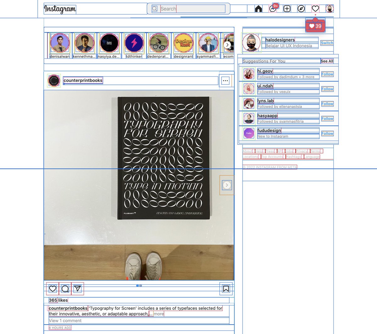 arwasil's tweet photo. Designer, kalo kamu lagi belajar front-end coba deh install chrome extention ini. 

Kamu bisa liat kalo web dan seisinya ini terbangun dari kumpulan Box yang teratur rapih dalam Grid layout.

A 🧵 https://t.co/kTLgLu2UA5