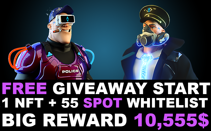 NFT_cyberpunk's tweet photo. 🎉CyberPunk Clones #NFTGiveaway ! 
In celebration of our Discord opening,
we’re Giving Away:

1 NFT + 55 Cyber List + 10,555 $ (Result in 72h)

To participate: 
✅Follow our Twitter
✅Tag 15 friends 
✅Like and Retweet
✅Join our Discord:
https://t.co/pNpy1m2uVA

Good luck🚀 https://t.co/dTE9Dnnscv