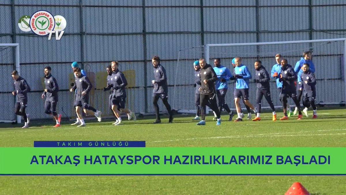 sehriatmaca's tweet photo. 📣 Çaykur Rizespor; Atakaş Hatayspor müsabakası hazırlıklarına, Fraport Tav Antalyaspor galibiyetinin ardından hiç ara vermeden başladı.

🏋️‍♂️ FT Antalyaspor müsabakası kadrosunda olan oyuncular salonda rejenerasyon çalışması yaparken, kadroda yer almayan oyuncular sahada çalıştı. https://t.co/e5Bh7M6K8C