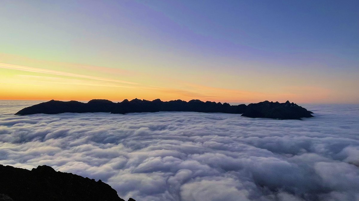 The Cuillin Ridge, Isle of Skye, Scotland.