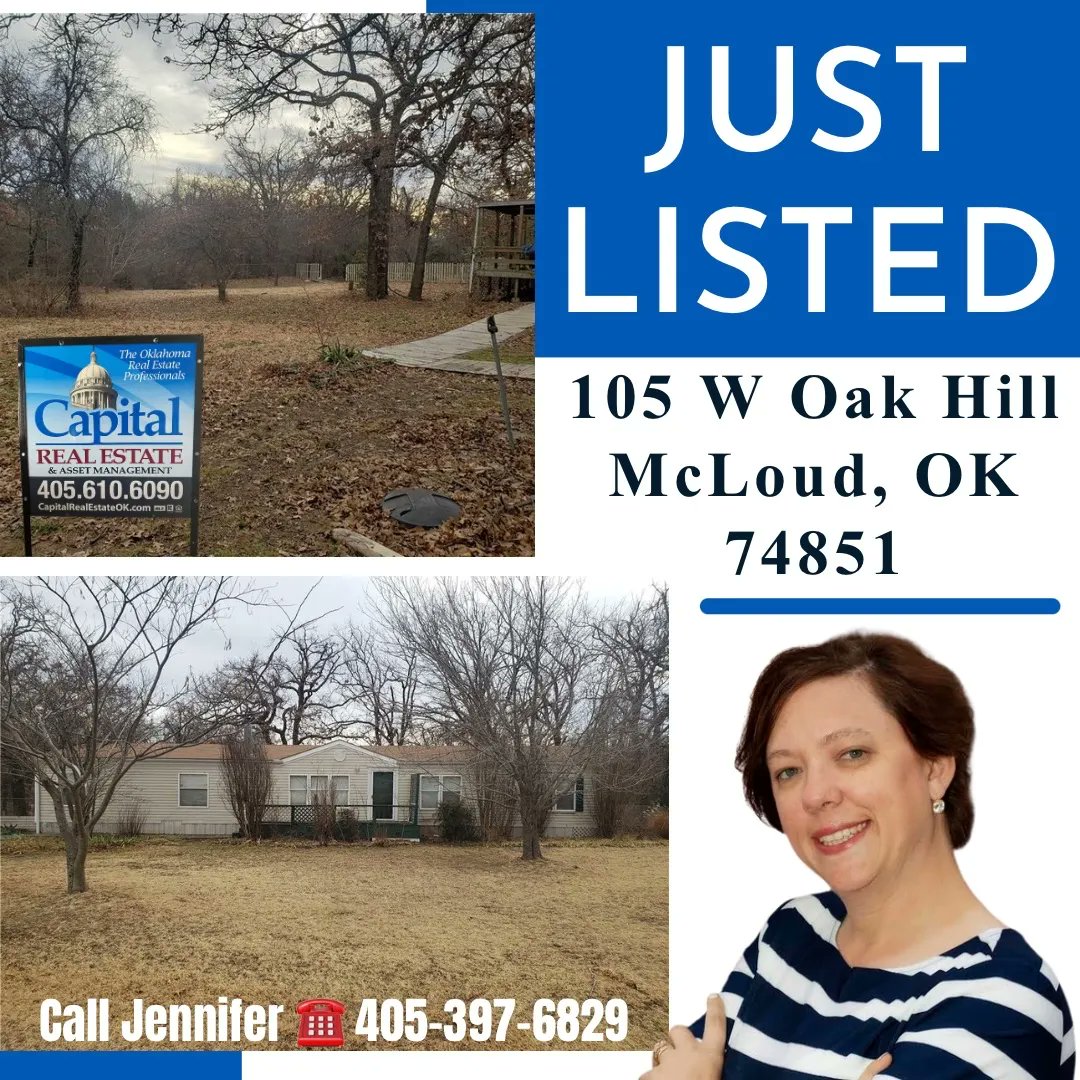 CapitalREOK's tweet photo. This home has space for everyone! As you enter the spacious living room with the wood burning fireplace it is ready for cozy nights by the fire. Call Jennifer today for your showing ☎️ 405-397-6829 #Justlisted #ForSale #McCloudOK #Realtors #CapitalRealEstate https://t.co/Tzv6aTsKrj