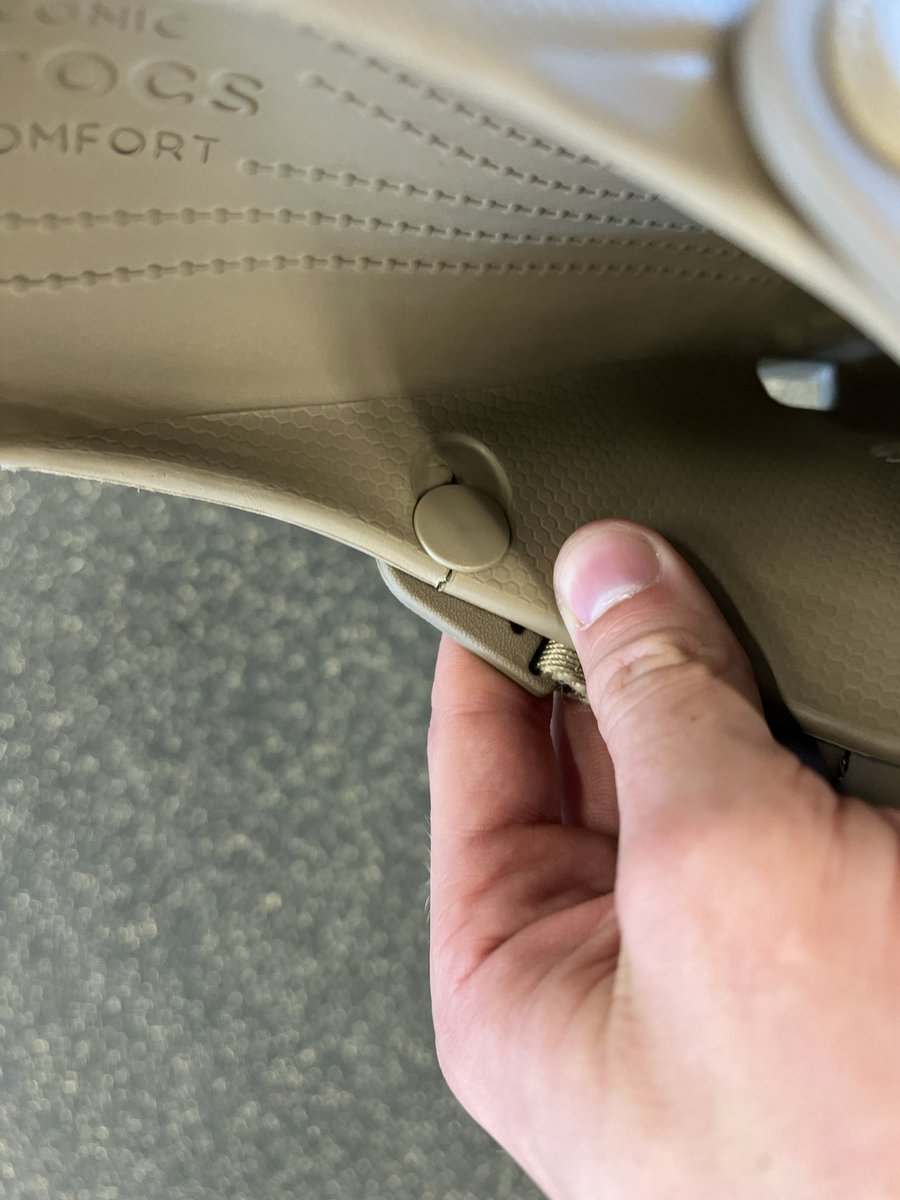 Ben_Ecklund's tweet photo. @Crocs only been 2 weeks and the 4 wheel drive is already blown. Guess the all terrain crocs can’t hang ? https://t.co/P2cgAps2oo