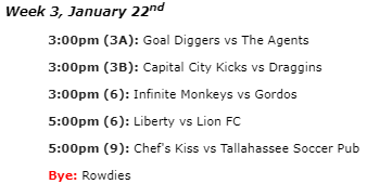 TSA_Soccer's tweet photo. Crazy 8s - Games Saturday, January 22 https://t.co/iveC1Uzp3B
