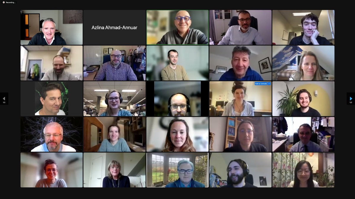 This morning over 50 researchers met online for the latest research updates, during a #ProjectMine science meeting! Knowledge on these new findings help to further accelerate research to understand the #genetic basis of #ALS