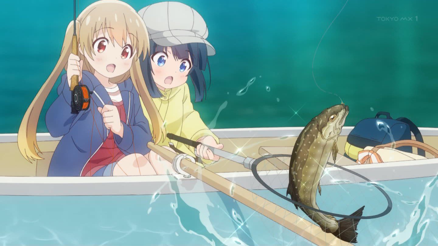 Hide アニメとイラスト垢はフォロバ スローループ Slowloop 3話 小春の知らないおばさんと暮らしている感じは 偽らざる本音だよね 初めての共同作業は見事なイワナをゲットだぜ ニジマスのアクアパッツァは本当に美味しそう 料理の作画がいいアニメは名作