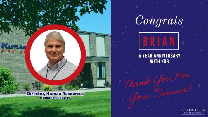 kobfireprotect's tweet photo. Two members of the KOB family are celebrating milestone work anniversaries this month! Congrats to Sue and Brian on reaching these points in their careers with Kistler O’Brien. Thank you for all that you do to help keep our customers’ workplaces safer! #KOBFire https://t.co/Z7h1M37jf3