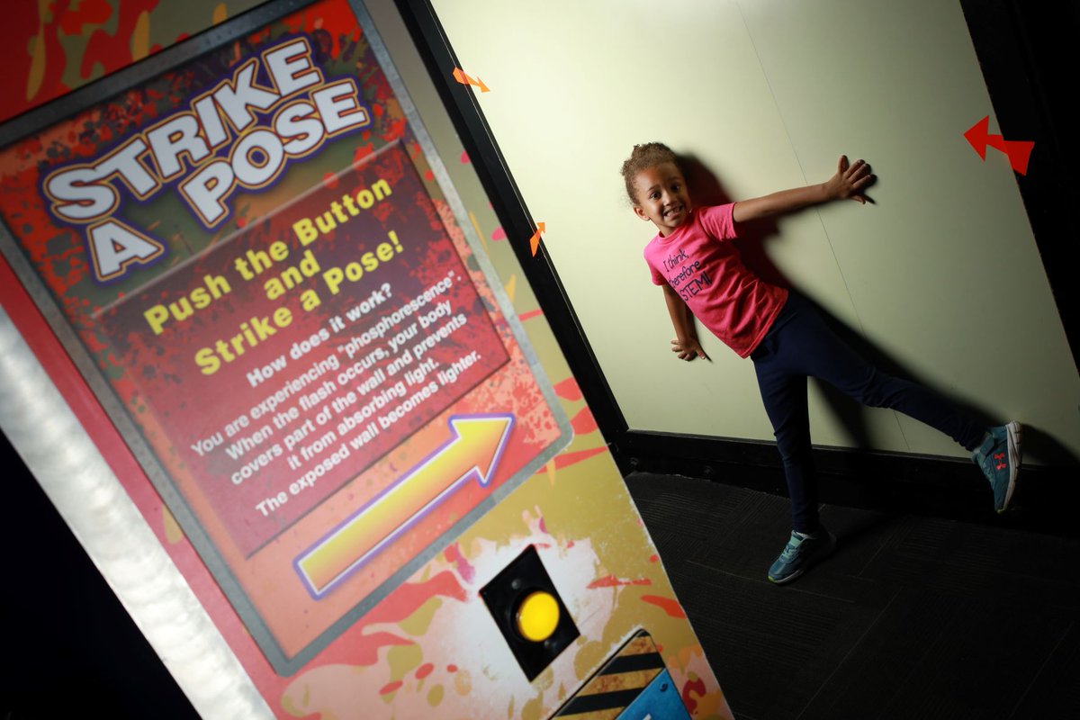 WonderWorksTN's tweet photo. Have you ever wondered what your shadow looks like? Our Strike a Pose exhibit gives you a unique opportunity to see it. Listen to the countdown and strike a pose in “3-2-1…FREEZE!” An image of your shadow will appear before your eyes ✨#FeaturedAttraction https://t.co/LvH6GWjaRW