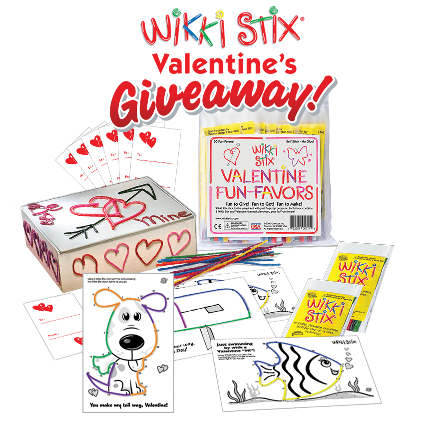 Wikkistix's tweet photo. GIVEAWAY! Enter now for your chance to WIN a Valentine's Box to decorate... PLUS 50 individual Valentine Fun Favors and 50 To/From Cards! Enter now through January 27, 2022. --> https://t.co/hdQcHhnA73 😍 #wikkistix #giveaway #contest https://t.co/6kqavc0Dps