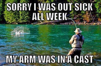 Happy Friday! Cast on! 🎣