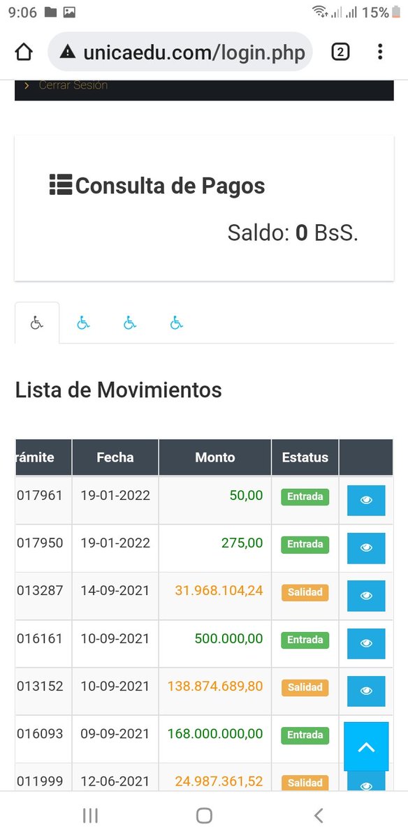 carlimar22's tweet photo. @UNICAeduve Por favor corregir mi Saldo. Hace 2 días pague. Y sigue en 0. https://t.co/o59fek0YNM