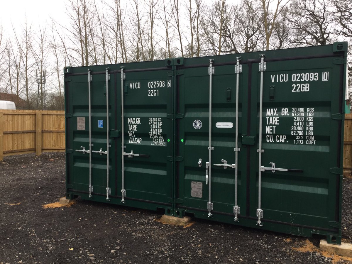 The first units arrived today. To book a self store unit at our brand new facility at Taplins Business park please call James 07703193689 # hartleywintneyselfstorage