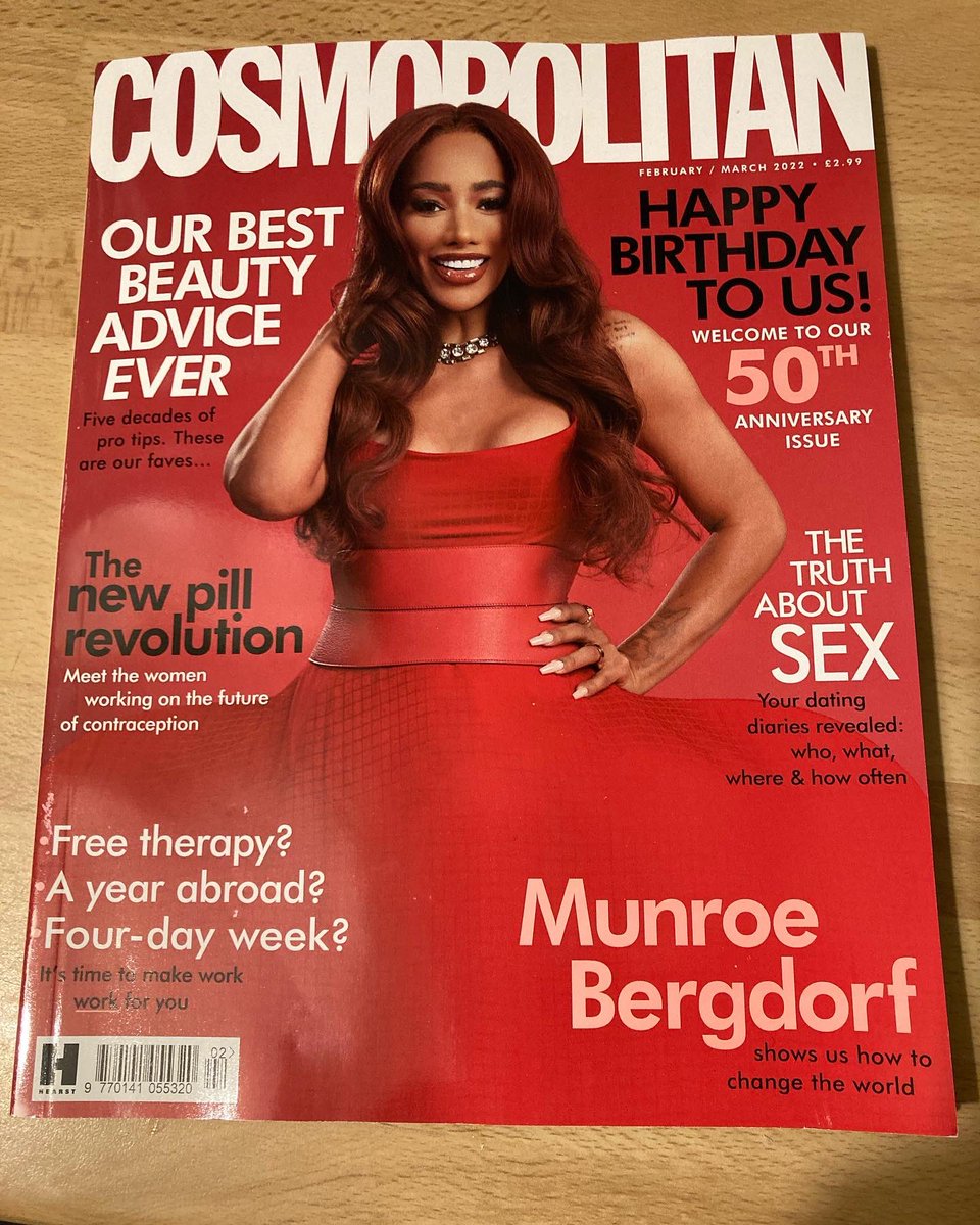 For years, YEARS, my sister and I have been obsessed with @CosmopolitanUK and today I AM WITHIN ITS ACTUAL PAGES! In its 50th anniversary edition no less! Eeeeeeppp!! #dreamcometrue Pinch me! I must be dreaming…