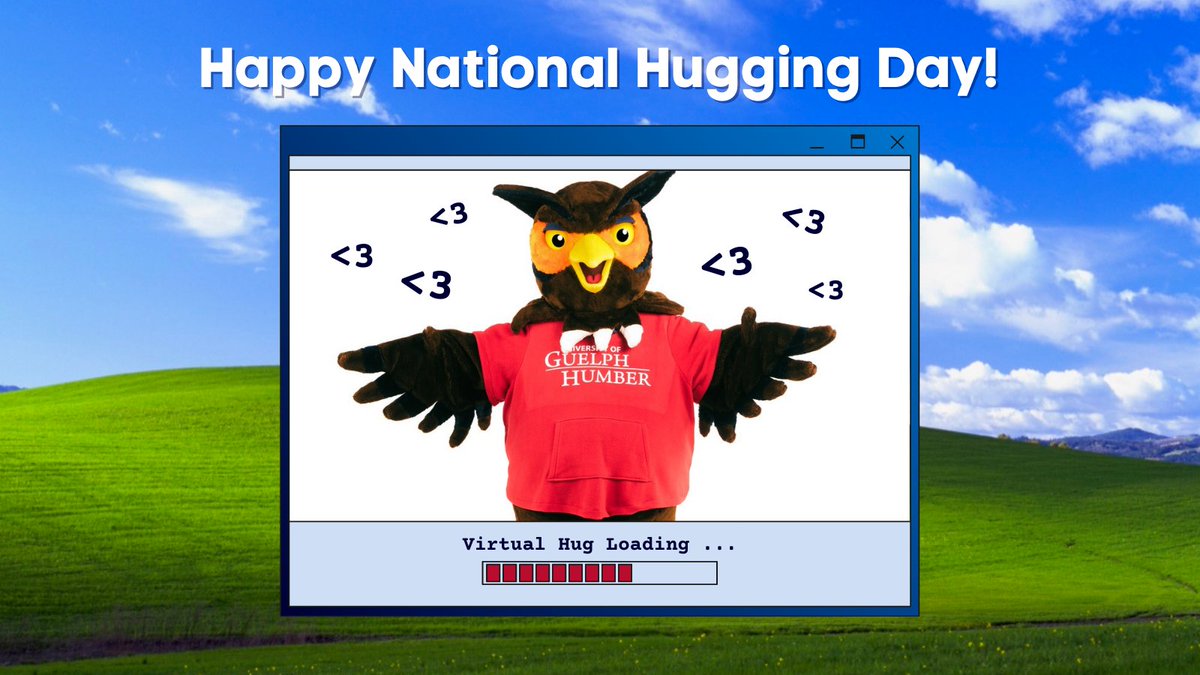 Happy National Hugging Day, #UofGH! Even though we're far apart, Swoop is sending you a big virtual hug today. 🤗