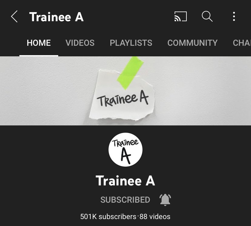 archivesyorch's tweet photo. Half of A Million on YT
#500kSubsForTraineeA
#행복한_50만_트레이니에이 
#TraineeA @trainee_a https://t.co/4k1ERZzC4k