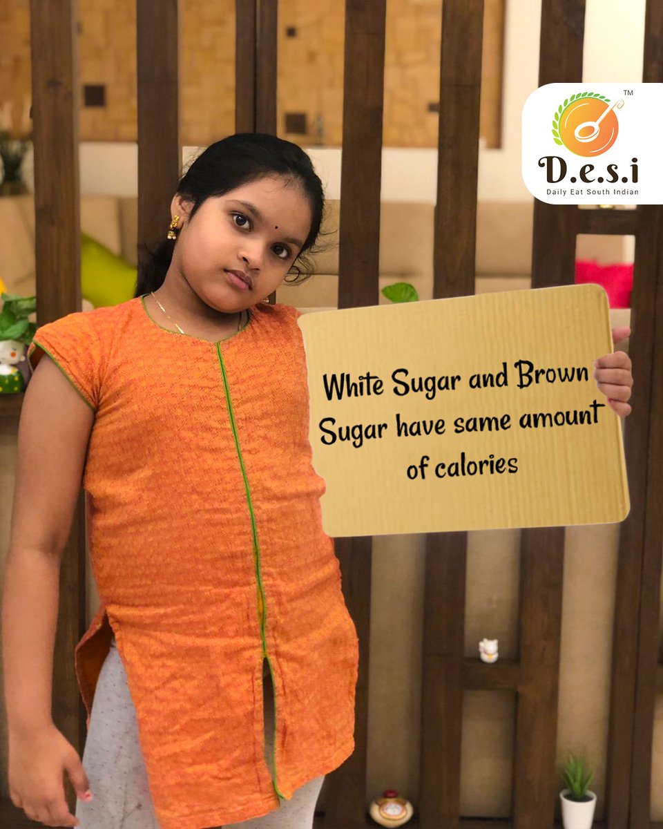desinatural's tweet photo. White &amp; Brown sugar are Nutritionally similar.

So what's the difference you may ask 🤔

Obviously the TASTE and of course... the COLOUR!!

#desinatural #upma #whitesugar #whitesugarbrownsugar #brownsugar #calories #caloriememes #foodmemes #memes #hyderabad #telangana #india https://t.co/e13GFdbnNR