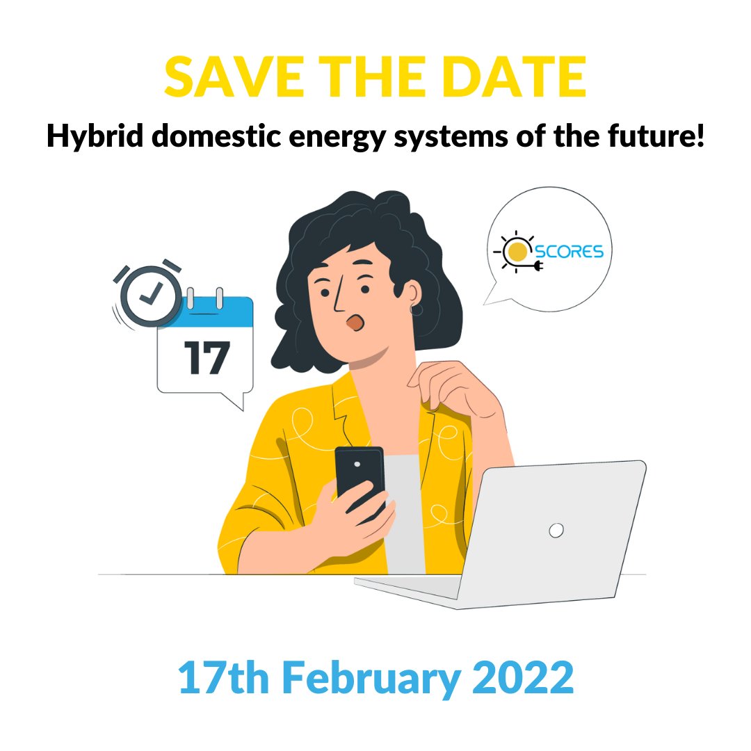 We are preparing our final public online event "Hybrid domestic energy systems of the future" in cooperation with <a href="/EU_BUILDUP/">BUILD UP</a> and <a href="/hybuild/">HYBUILD</a>. Save the date 17th of February 2022 and subscribe for more information!