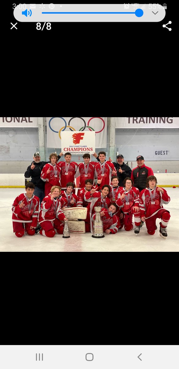 c2crippler's tweet photo. 07 SCS SAINTS WHITE, Gulf Coast Flames Tournament Champions. Way to go boys!!!! https://t.co/EZRTK43of5