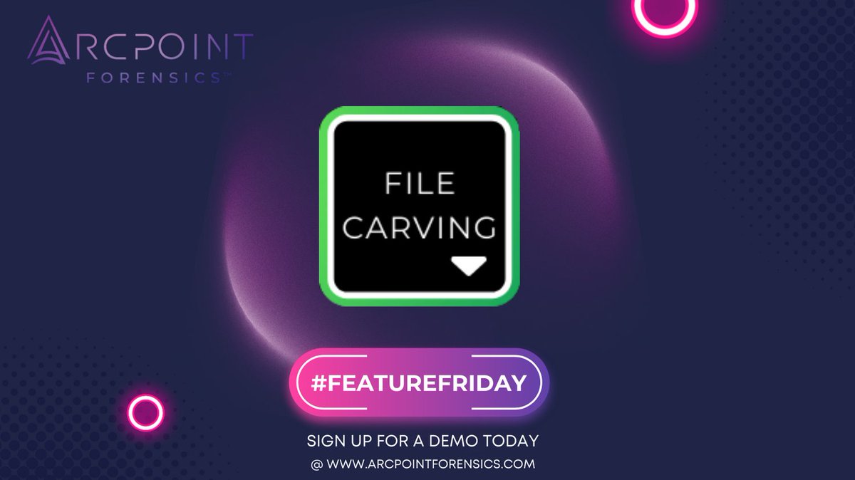 Contact_APF's tweet photo. It's #FeatureFriday! #Filecarving, we got you covered! File carving identifies and recovers files based on analysis of file formats; used to find hidden or deleted files. The file carving sub-menu contains, #extractunallocated and #carveunallocatted. https://t.co/AaRKUUVgn9
