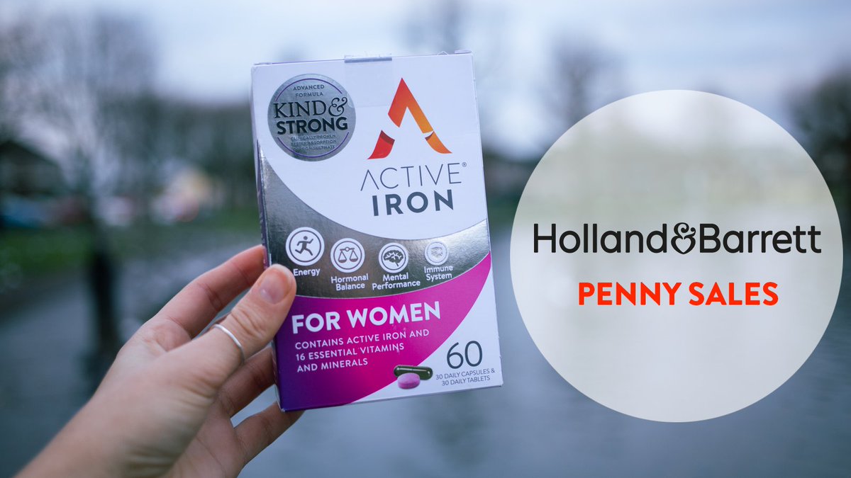 ActiveIronWorld's tweet photo. Head over to Holland & Barrett as they kick off their penny sale! π π Applies to all products except pregnancy.
#hollandandbarrett #pennysales #activeiron #discount #promo #sales #iron #buynow https://t.co/ZQRdxMdCX3