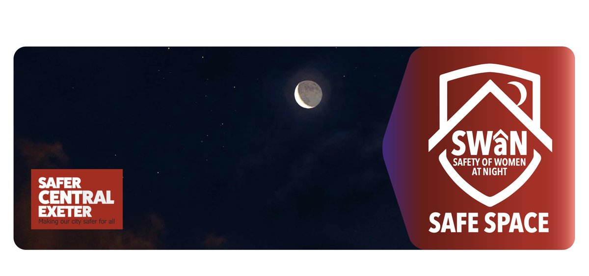 SaferExeter's tweet image. Safety of Women at Night (SWaN) is a new project addressing #VAWG in the #Exeter nighttime economy.

Led by @UniOfExeter, interventions planned range from creating a Women and Girls Safety Charter to re-establishing Best Bar None. 

More info: exeter.gov.uk/clean-safe-cit…