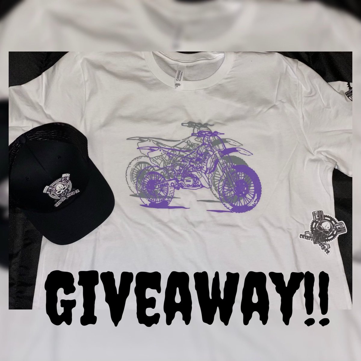 crypticmotoco's tweet photo. Doing a giveaway on insta!! Go check it out!!🤘🏼.@crypticmotoco_ https://t.co/vK61xmjakD