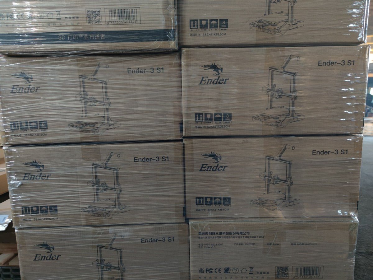 bastelgarage's tweet photo. Heute eingetroffen der Creality Ender 3 S1 kann ab sofort bei uns im Onlineshop bestellt werden:
https://t.co/kFKMYS6Rkv
#creality #ender #3dprinter #printer #3d #switzerland #3dprint #creality3dprinter https://t.co/3cBK7cq9k4