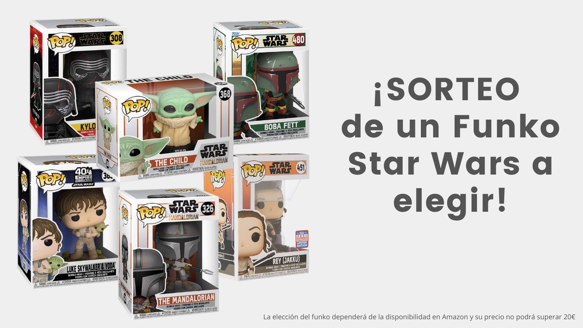 ¡Sorteo de un Funko Star Wars a elegir!

Para participar solo dos pasos:

🔄 RT este tweet
✅ Seguir a <a href="/fastlovestudios/">Fastlove Studios</a>
<a href="/StarWarsEs/">Star Wars ESP 🌍</a>

⏰  Ganador: 31 de Enero

¡Suerte a todos! #Colaboración