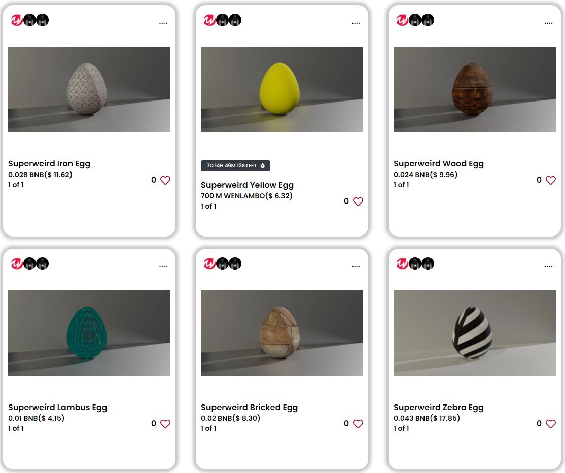 we_nft's tweet image. New batch hatched.
@theinfiltred is the first artist on We-NFT to have his own Category.
@WenLamboDeFi #wenlambo #wenft
#NFTmarketplace #digitalart #NFTbuyer #NFTCollection #nftcuba #fac #cubannft #NFTWORLD #NFTProject #NFTs #NFTdrops #nftdrop