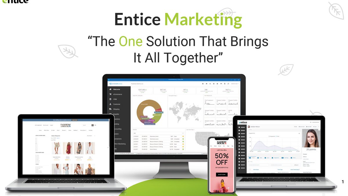 Your website is your most powerful marketing asset. Shouldn't it be fully integrated with the rest of your business?

#Marketingintegration #Digitalmarketing #eCommerce #ERP
