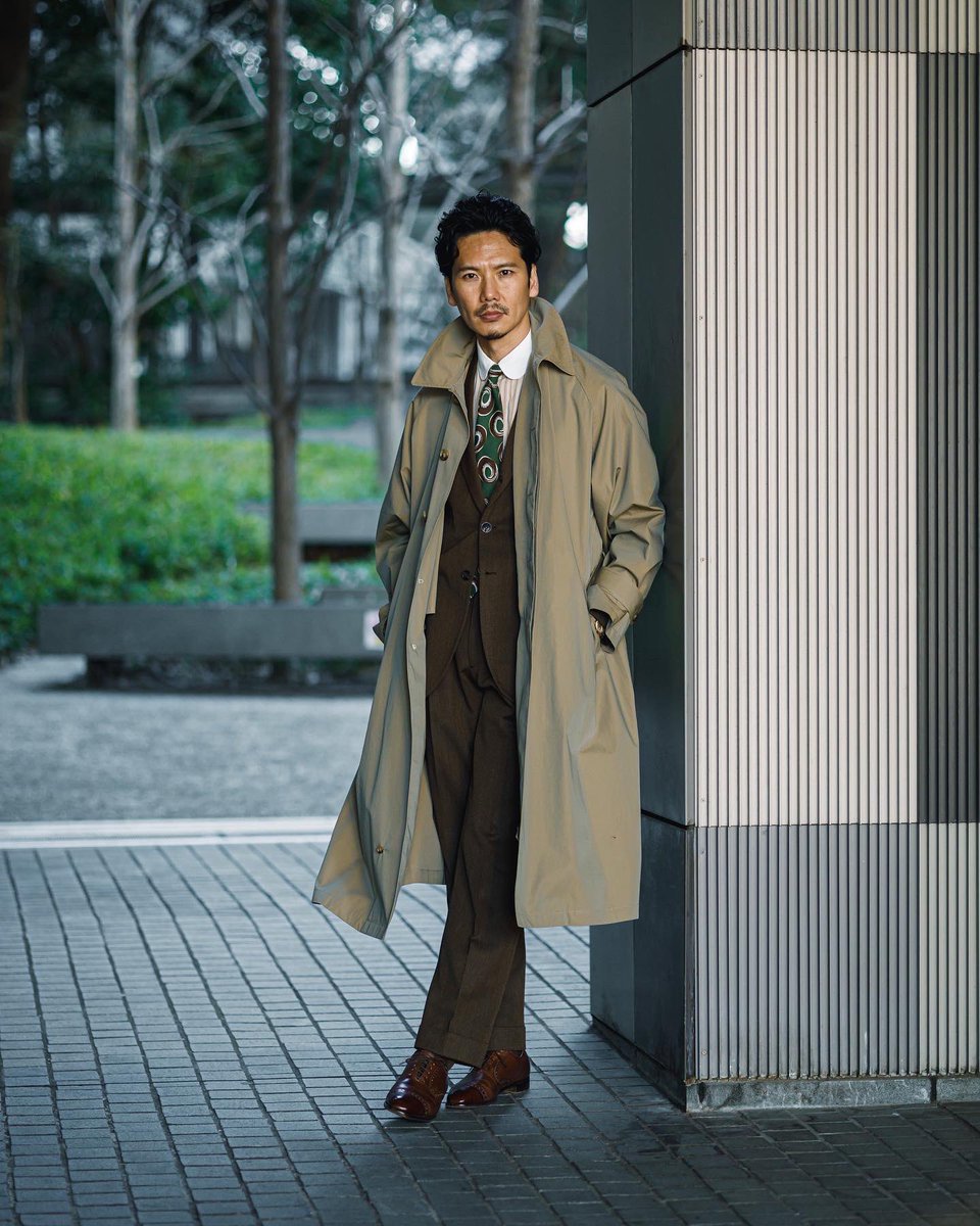 【着用2回】ミラ ショーン ミラノ size46 バルカラーコート 西口修平監修 22年春夏