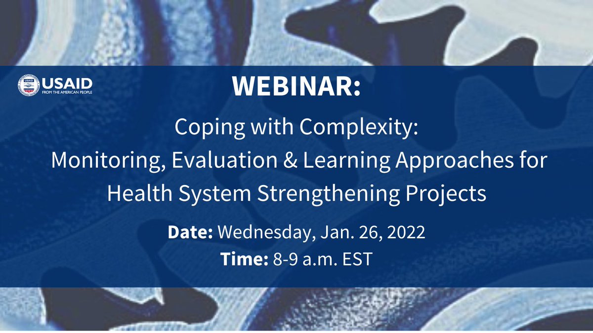 LHSSproject's tweet photo. How can #heathsystems practitioners better understand their impact? Join our 1/26 webinar to hear speakers from USAID and USAID projects!
Register now: https://t.co/TlV9yrP2ij https://t.co/clJazAMogc