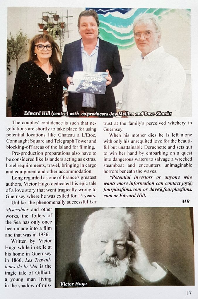 AlexSnowdon5's tweet photo. Alderney Journal-  @toilersfilm 

'Film Stardom Beckoning for the Islands' https://t.co/dyyzhVT0Si