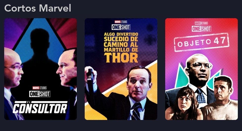 LaTabernaMarvel's tweet photo. 🚨 Ya disponibles en Disney Plus los 'Marvel One-Shot'.
#MarvelOneShot #Marvel #MCU #DisneyPlus #MarvelStudios https://t.co/hSrnrVQoec