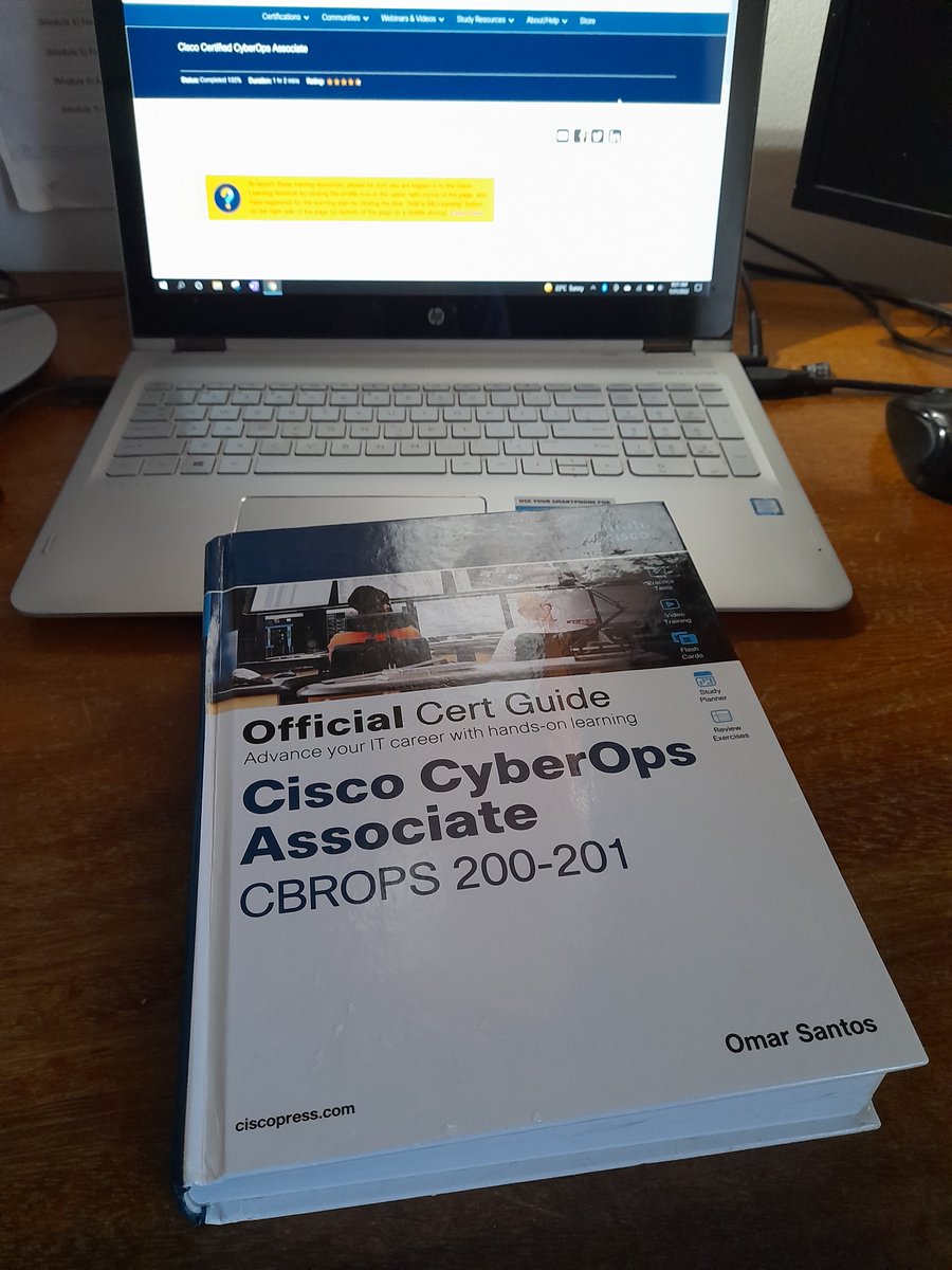 gusleond's tweet image. Actively studying to achieve Cisco Cyber Ops Associate!