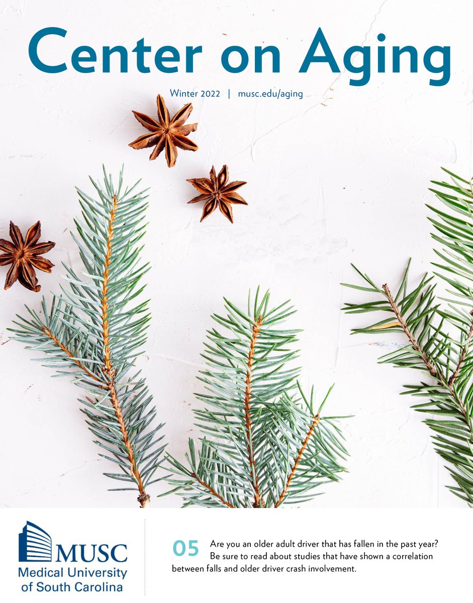 WINTER NEWSLETTER IS HERE!
- Volunteer Clinics
- Senior Mentor Program
- Falls and Driving Safety
- Research Day
- AARP Health Disparities Research Study

medicine.musc.edu/-/sm/medicine/…