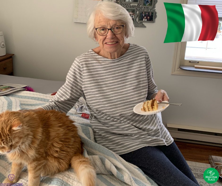 malcolm_place's tweet photo. This week at Malcolm Place We took a little piece of Italy to each resident's room. Our residents enjoyed tiramisu and coffee just like the Italians do. #MaclolmPlace #universalcare #Kincardinestrong #Italy #Retirement https://t.co/8RrKBcEL6X